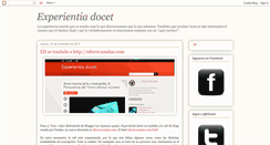 Desktop Screenshot of experientiadocet.com